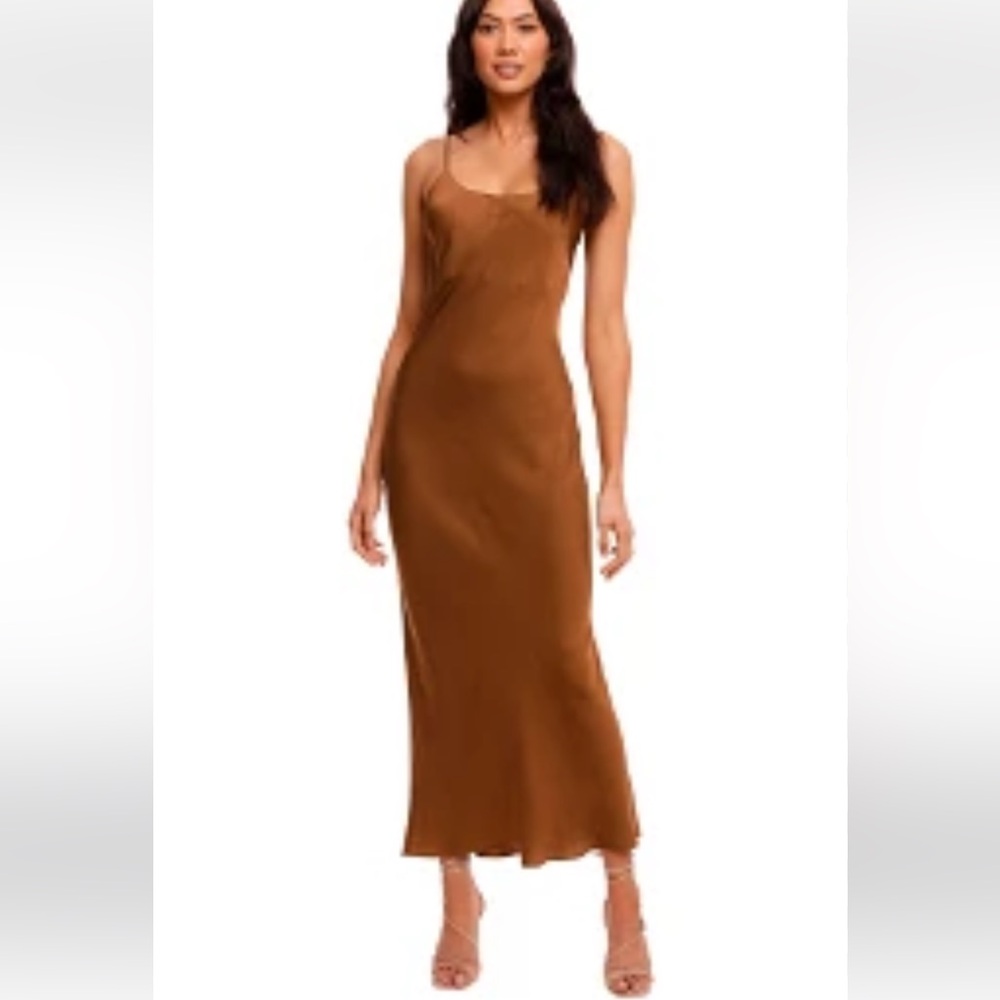 Banana Republic Bronze Maxi Dress